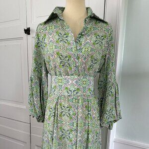 Catherine Prevost Archival Print Tea Dress